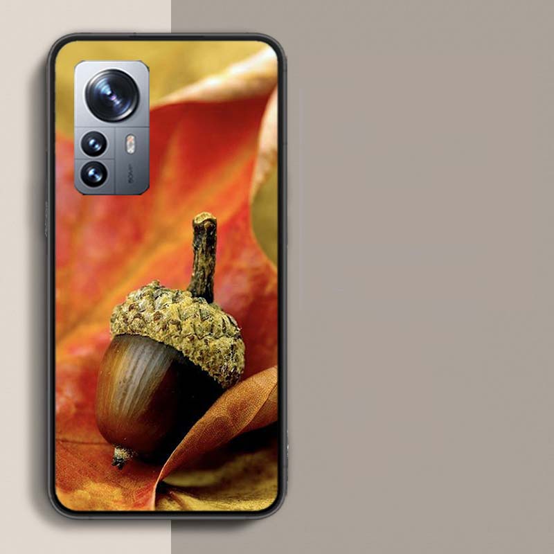 

Autumn Yellow Leaf Acorns and Oak Leaves Phone Case For Redmi Note 15 Pro 5G 14 13 12 Pro Plus 11 11T 11E 11S 10 Pro 10S 9 9S Co Redmi Note 11(11S)4G