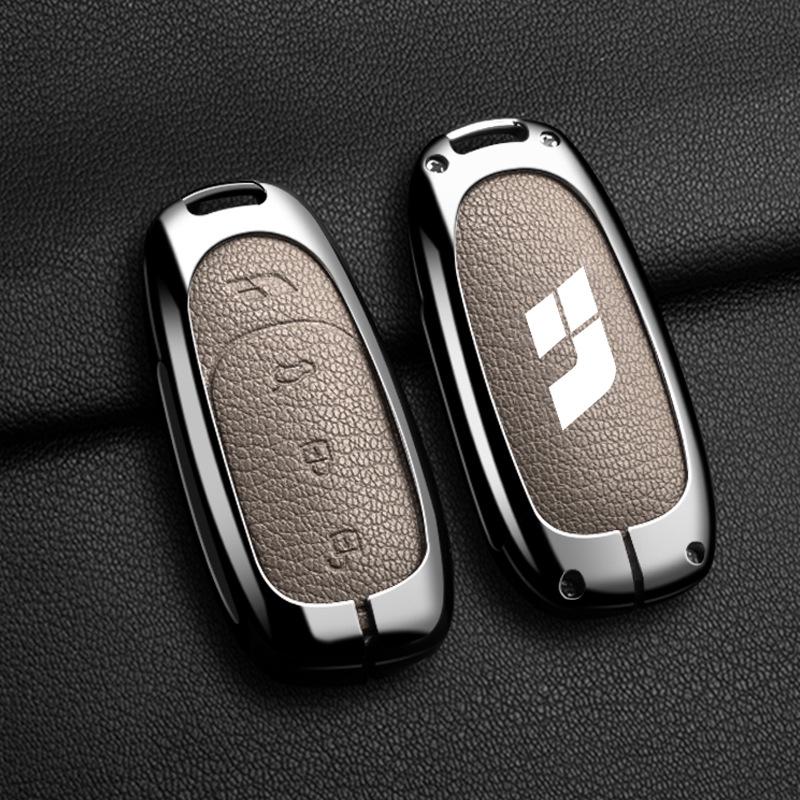 High-End L7 Key Case: Metal Buckle Shell Holder for L8 and Ideal One L6 Cars Packaging Box
