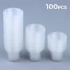 100Pcs 30ml Plastic Graduated Mixing Cups Disposable Universal for Airbrush Paint Mixing DIY Art Creation