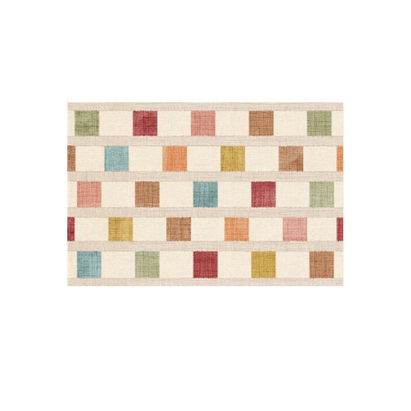 Dopamine Plaid Rug for Living Room Carpet Bedroom Floor Mat Short Plush Large Area Rugs Dirty Resistant Non-slip Mats