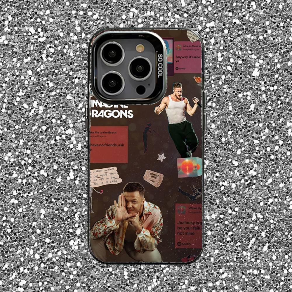 

I-Imagine D-Dragons Loom Phone Case For iPhone 16,15,14,13,12,11,Pro,XS,Max,Plus,Mini,SE Black Candy Matte Shockproof Cover iPhone15