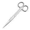 Stainless Steel Ophthalmic Surgical Scissors - Straight/Bent Tip, Sharp for Suture Removal