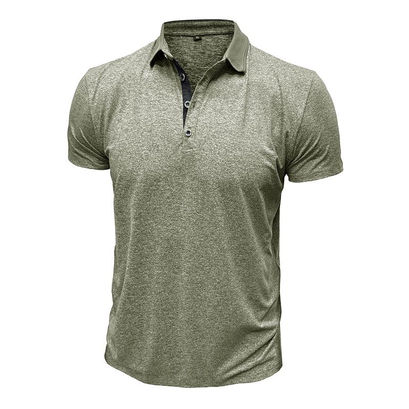Men's Summer Fit Polo Shirts Short Sleeve Casual Workout Running Athletic Collared Shirts Outdoor Sports Golf T-Shirts Moisture-Wicking Tennis Shirts