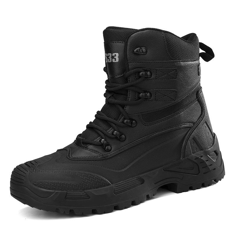 

Combat boots Combat training boots Men s combat boots Hiking hiking shoes Platform men s casual shoes Wear-resistant and waterproof 39 чорний