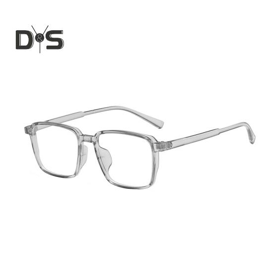 Brýle s blokováním modrého světla Unisex retro velký čtvercový rám Čirý výhled Silný pant Ochrana očí Čiré brýle s modrým světlem Brýle Brýle