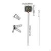 Digital Meat Insert Thermometer Cooking Food Multifunction Long Probe for Candy Beef