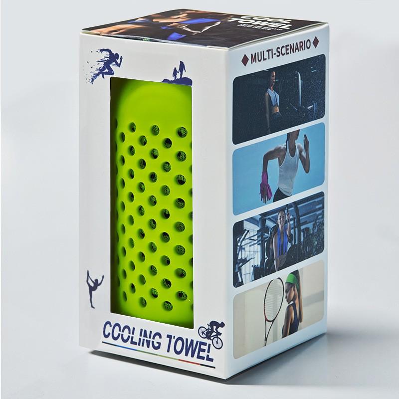 Toalla Refrescante de Secado Rápido Personalizable con Funda de Silicona para Gimnasio, Viajes y Deportes