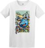 Men's Cotton Shirt Dq Dragon Quest Diymen Andd Shirt Threes Short Sleeves White