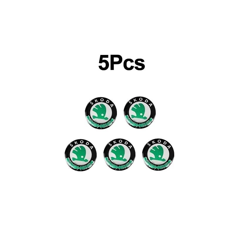 Samolepka na auto 2025 Horká 10mm Samolepka na dálkový ovladač auta Hliníkový emblém Nálepka Pro Skoda Octavia Kodiaq Fabia Superb Rapid Kamiq Karoq D