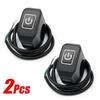 22mm Motorcycle Retrofit Switch Headlight Horn Control On/Off With LED Display Light Switch Button Handlebar Mount