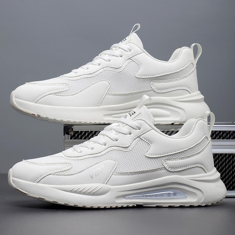 Men'S Sporty Casual Running Shoes Breathable Lightweight Soft Bottom Anti-Slip Upgraded Version Of Spring Autumn Synthetic Mater