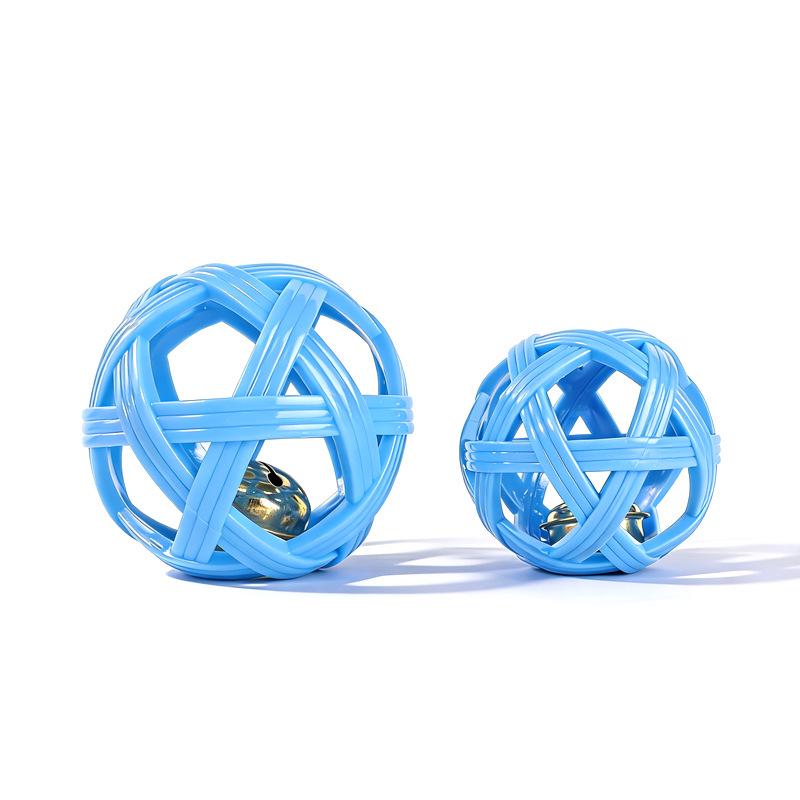 Universal Silicone Bite-Resistant Geometric Teething Toy Ball for Cats and Dogs