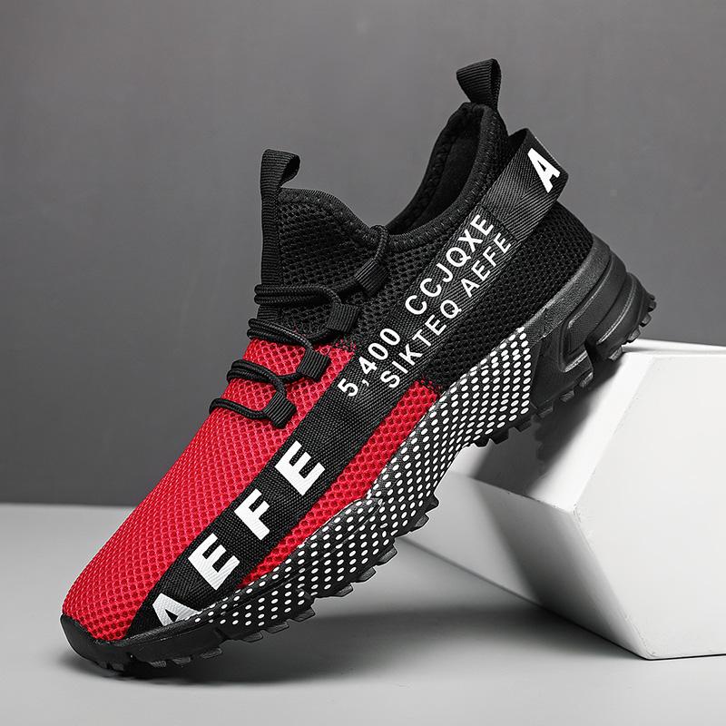 Lightweight Men Running Shoes Outdoor Flexible Male Walking Shoes Breathable Men's Sneakers Fashion Soft Casual Shoes 40-47