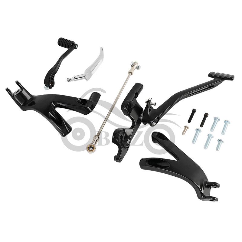 Front Foot Peg & Gear Shift Assembly for Harley Softail, Street Bob & Road King (2018-2023)