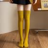 1 Pair Women's Over-Knee High-Tube Socks Non-Fleece Spring Autumn Winter Long Tube Socks