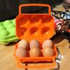 Egg Storage Box Food Grade Waterproof ABS Multiple Grids Egg Container for Camping