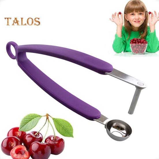 Cherry Corer Cherry Pitter Tool Rustfritt stål Olive Pitter Heavy-Duty Frukt Pit Remover Multi-Purpose kjøkkentilbehør