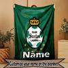 Custom Name Personalized Club Santos Laguna Print Blanket, Home Decor, Bedroom, Sofa, Camping, Couch, Gifts for Birthday ChristmasEnthusiasts