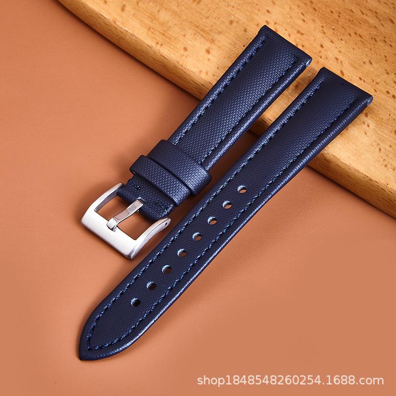 Nylon Sticker Leather Strap Suitable 19/21/23 Mm Smart Strap Bracelet Soft Strap