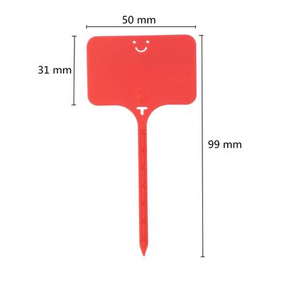 50 Pcs Garden T-type Plant Markers Label Pot Planter Vegetable Labels Waterproof Plastic Markers Tag Perfect for Plants Orchards