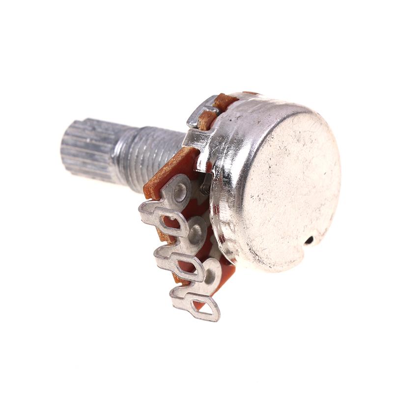 A500K B500K A250K B250K A50K B50K A25K B25K Potentiometer Splined Small Pot Electric Guitar Bass Effect Amp Tone Volume18Mm Shaft Parts