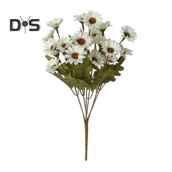 

1/2 шт. Имитация цветочной композиции, не требующая особого ухода, реалистичный искусственный цветок для дома, сада, внутреннего и наружного декора 1pc белый