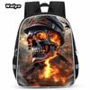 Skull Series Peripheral Animation Printing Backpack Student Bag Support