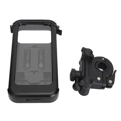 Bike Handlebar Phone Mount Adjustable Angle Waterproof Cycling Cell Phone Bracket High Stability