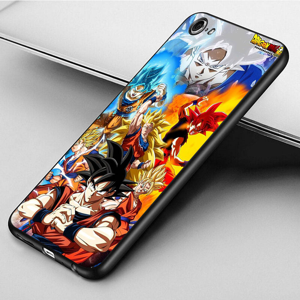 DT36 Dragon Ball Case for Xiaomi Poco X6 X4 M5 M6 F5 F6 C65 C55 C50 C51 C40 Redmi Note 7 8 14C A3X 13C 12C 11 10A 9C Pro Black Sofe Cover