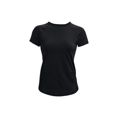 Solid Color Loose Fit Crew Neck T-Shirt Women Tops Black 1370867-001