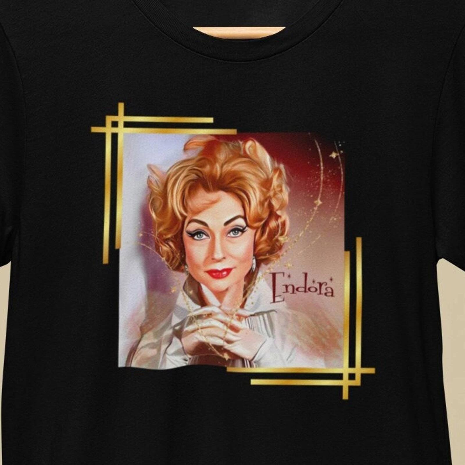 Endora Bewitched Graphic T-Shirt,black color XXL