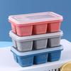 Ice Block Tray With Lid 6 Cavity Silicone Drink Iceblock Mold Household Quick Freezer Ice Cubes Mold Home Kitchen Tools