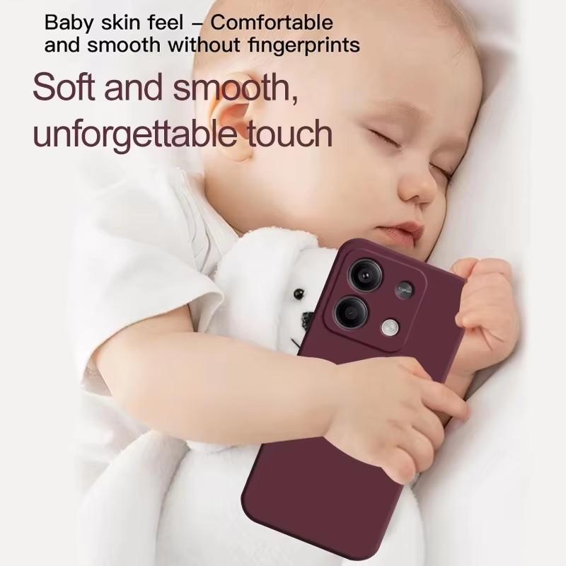 Oryginalne etui z płynnego silikonu dla XiaoMi RedMi Note 13 Pro 5G note 13 5G Wersja Globalna NOTE13 5G Etui na telefon Moda Pełne pokrycie