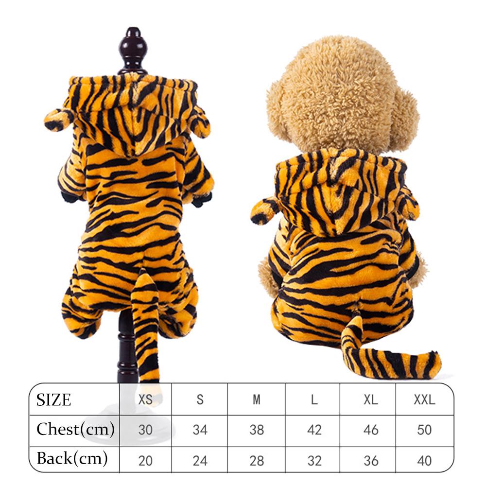 Cartoon Winter Puppy Clothes Coral Velvet Warm Pet Outfit XS-L for Corgi Chihuahua Dinosaur Panda Elk