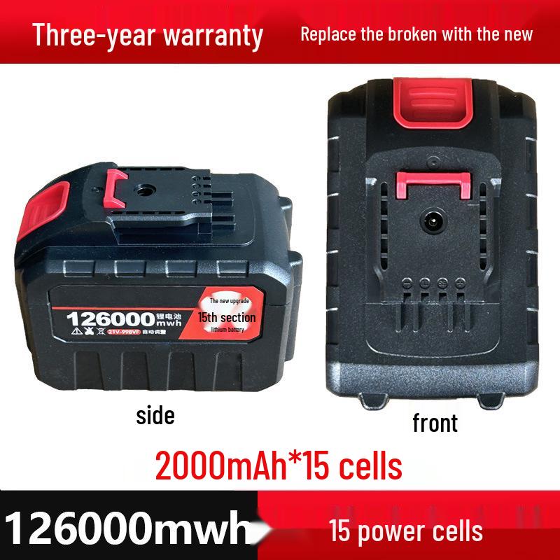 21V Rechargeable Handheld Drill with Large Capacity Lithium Battery