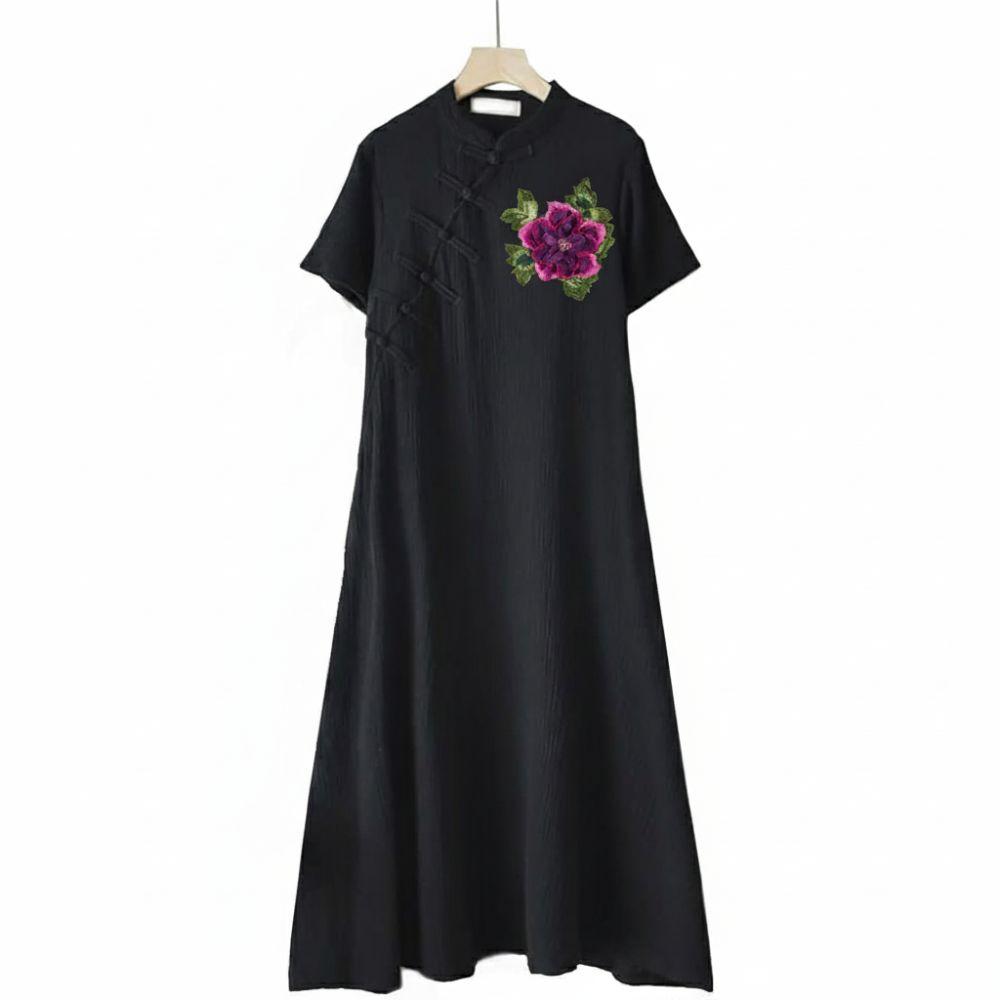 Floral Embroidery Flower Patch Large Floral Applique Fashion Elegant Decorative Applique