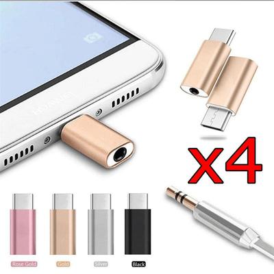 Metal Type-C To 3.5mm AUX Jack Earphone USB-C Headphone Audio Adapter Converter