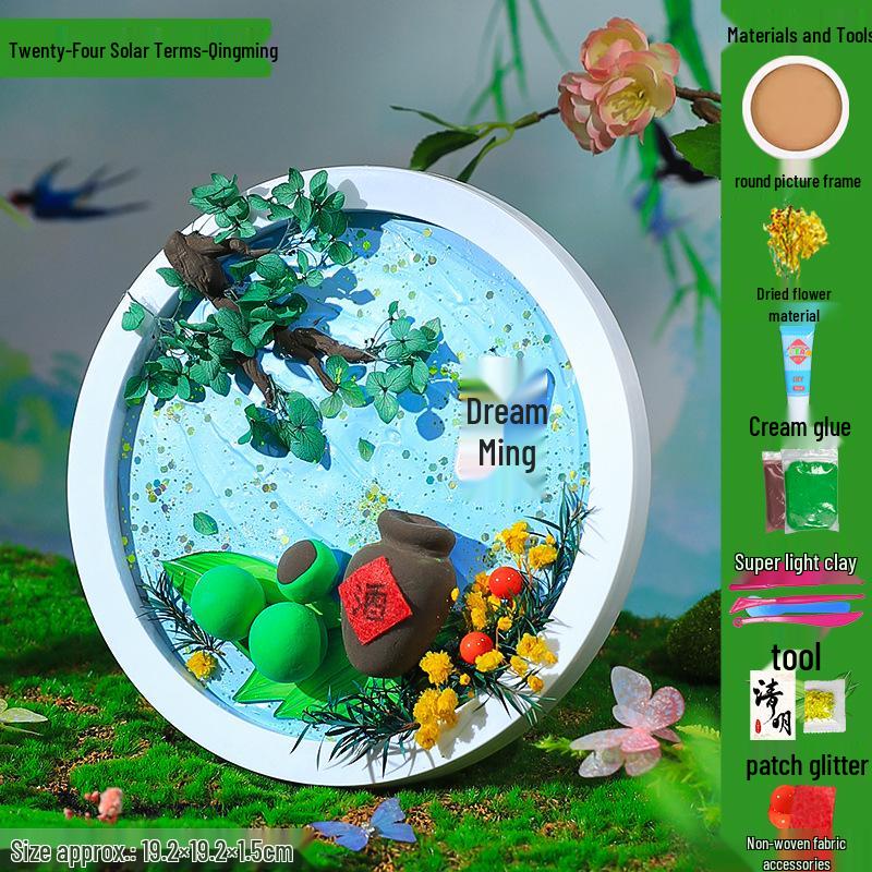 Children's DIY Creative Plate Painting Kit - Shell Design Ornaments