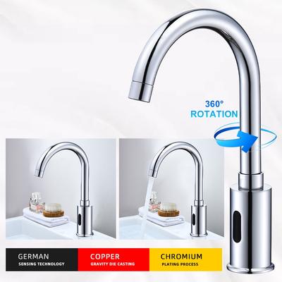 Automatic Infrared Sensor Faucet Sink Faucets Induction Water Tap Single Cold Water Deck Mounted