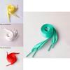 Elegant Candy-colored Polyester Ribbon Lacing For Sneakers Satin Flat Lace