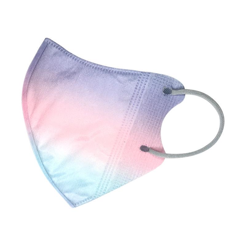 3D Soft-Color Mask: High-Profile, Ear-Friendly, Breathable, Disposable, Three-Layer Japanese Design