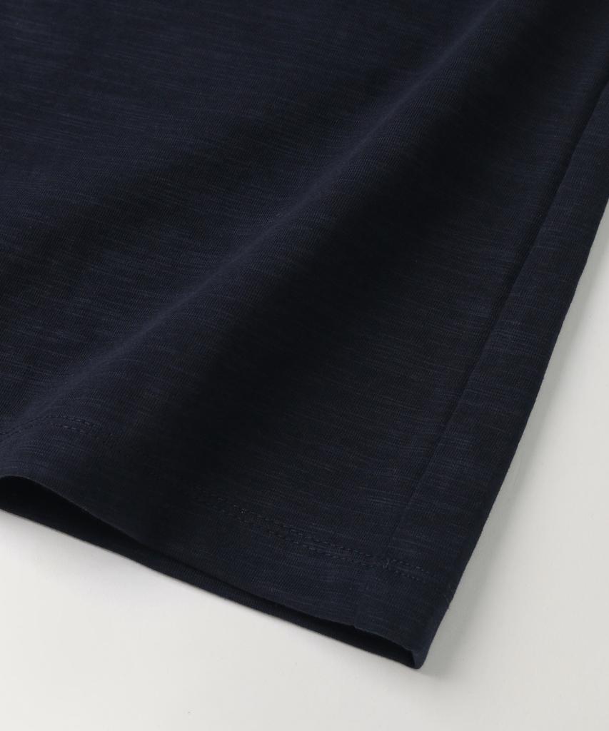 INDUST Low-Cut Cotton Slub Long Sleeve (Navy)