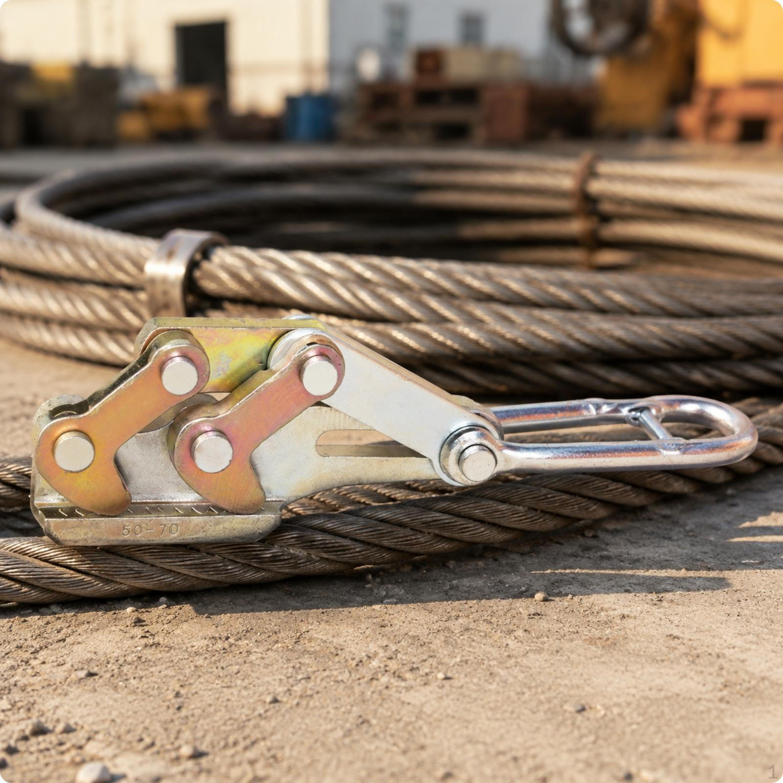 Double-Jaw Wire Grip Heavy-Duty Cable Lightweight