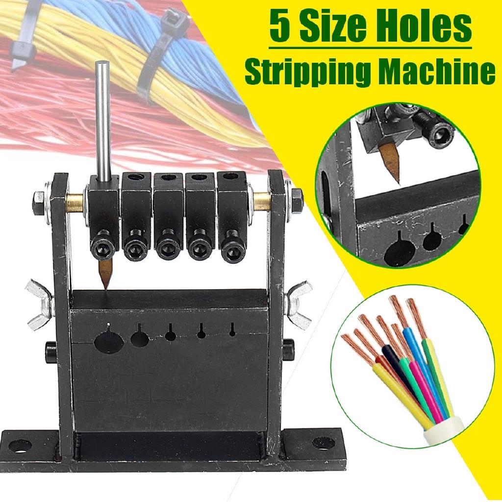 

Black Portable Manual waste wire stripping machine DIY Tool New