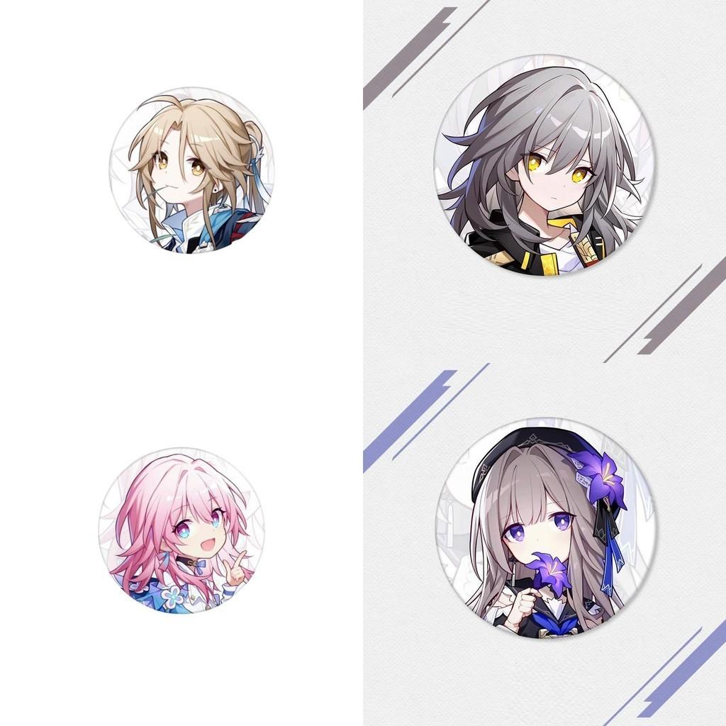 Honkai Star Rail Badge Collection Bailu, Bronya, March7th, Yanqing And More!