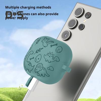 Silicone Headphone Protective Cover Shockproof Impact Resistant Seamless Fit Simple Installation Protective Cover for SamsungGalaxy Buds 3/3pro