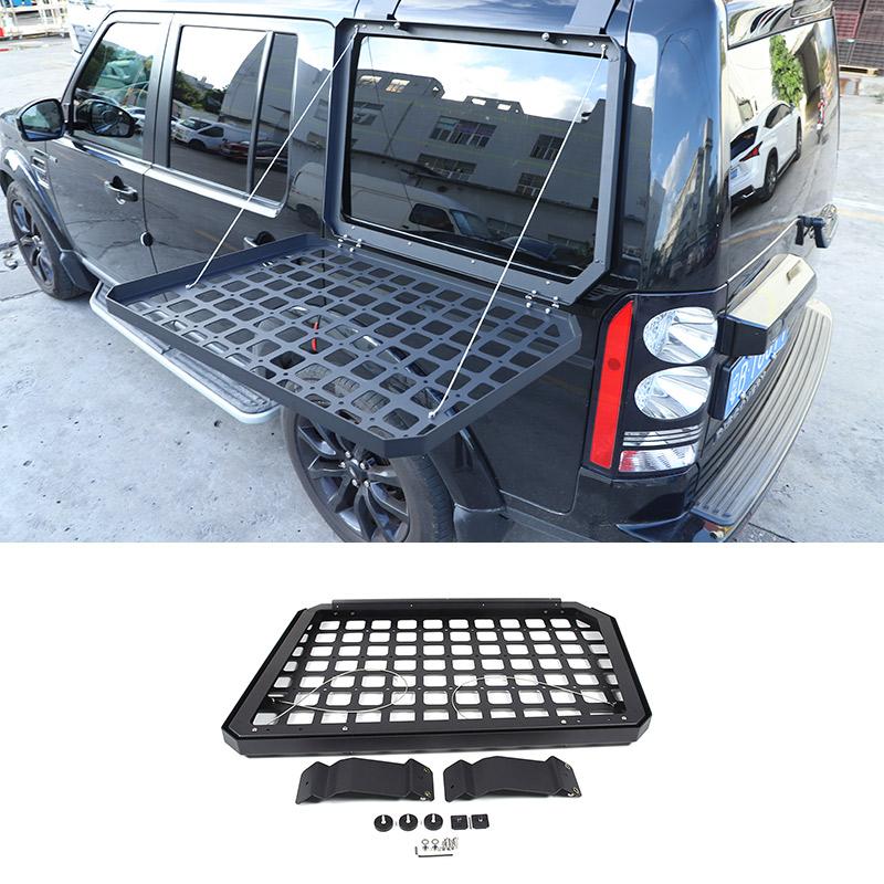 

Для Land Rover Discovery 4 LR4 2010-1016 Автомобильная задняя оконная стеклянная броня Полка Стеллажи Складная рама Автомобильные аксессуары для экстерьера