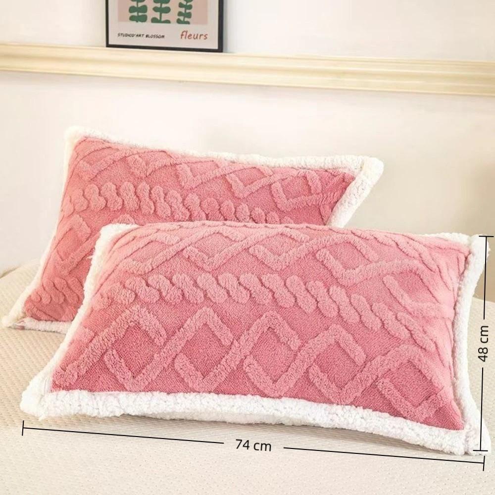 Thickened Pillow Cover Warm Cushion Cover New Pillow Cases  Winter