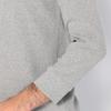 AVIREX Daily Rib Quarter Sleeve Sleeve Size 019 Charcoal T-Shirt, 3/4 (Antibacterial, Anti-odor), Men's Medium, 6143509,