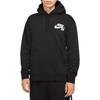 Nike Sweatshirts Men's Black Hooded Moderate Regular CW7065-010